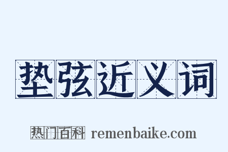 垫弦近义词是什么意思的图片